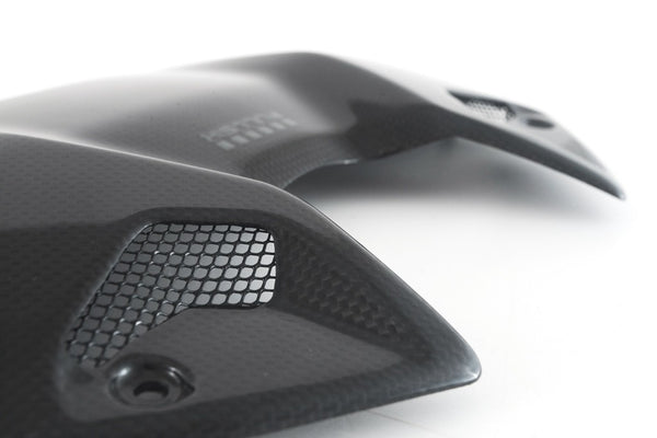MOTOCORSE TANK COVER  - DUCATI STREETFIGHTER V4 (2023 - 2024 ) Trama del carbonio e finitura superficiale - 200P – Plain Lucido 4