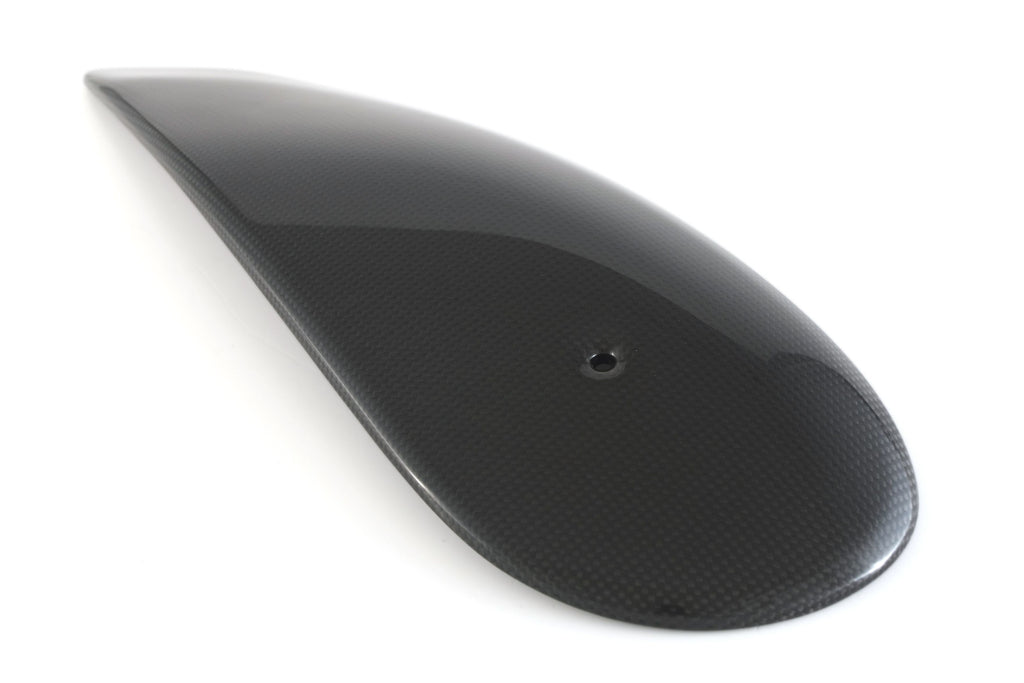 MOTOCORSE Tank side panel - right Trama del carbonio e finitura superficiale - 2