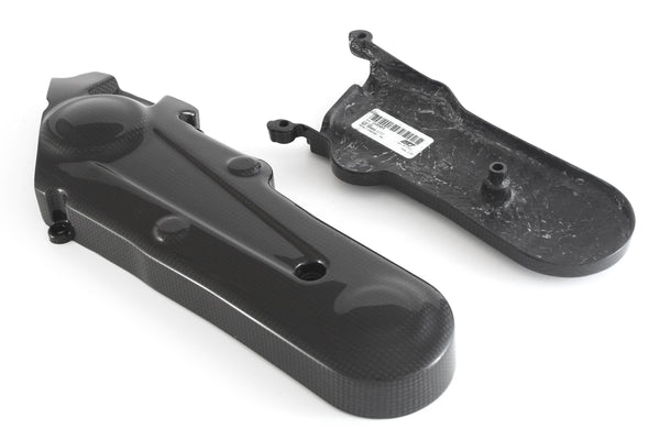 MOTOCORSE Cam-belt covers - set Trama del carbonio e finitura superficiale - 2