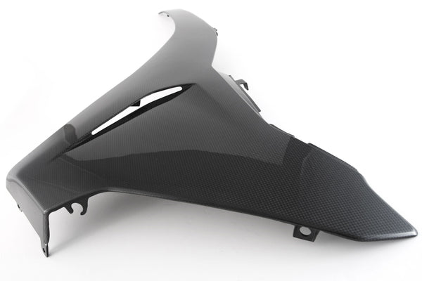MOTOCORSE Fairing side panel - lower left Trama del carbonio e finitura superficiale - 200P – Plain
