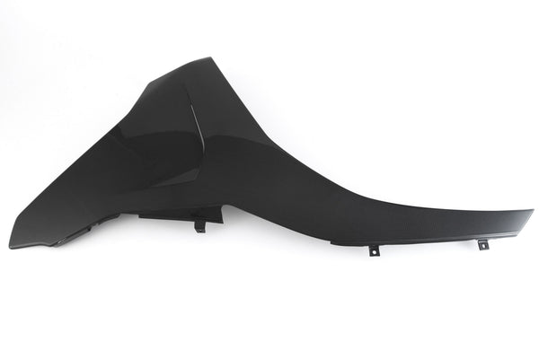 MOTOCORSE Fairing side panel - lower left Trama del carbonio e finitura superficiale - 200P – Plain