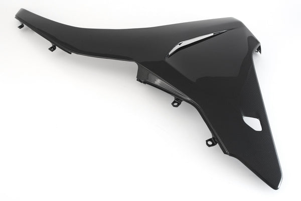 MOTOCORSE Fairing side panel - lower right Trama del carbonio e finitura superficiale - 200P – Plain