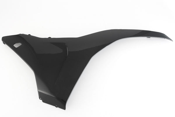 MOTOCORSE Fairing side panel - lower right Trama del carbonio e finitura superficiale - 200P – Plain