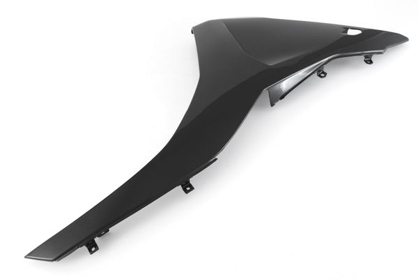 MOTOCORSE Fairing side panel - lower right Trama del carbonio e finitura superficiale - 200P – Plain