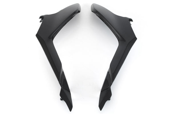 MOTOCORSE Under tank side panels - set Trama del carbonio e finitura superficiale - 200P – Plain