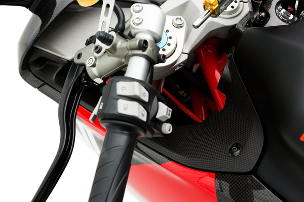 MOTOCORSE Airtube covers - set Trama del carbonio e finitura superficiale - 2