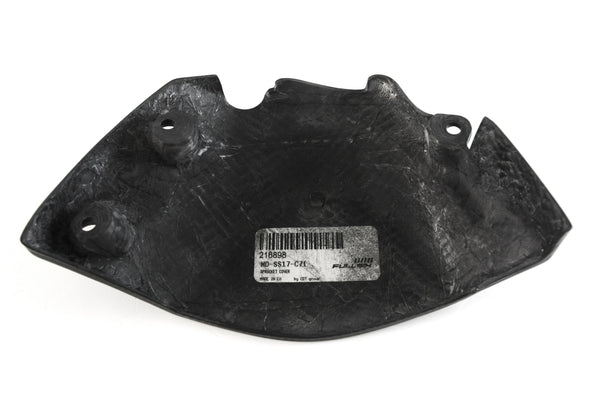 MOTOCORSE Sprocket cover Trama del carbonio e finitura superficiale - 200P – Plain