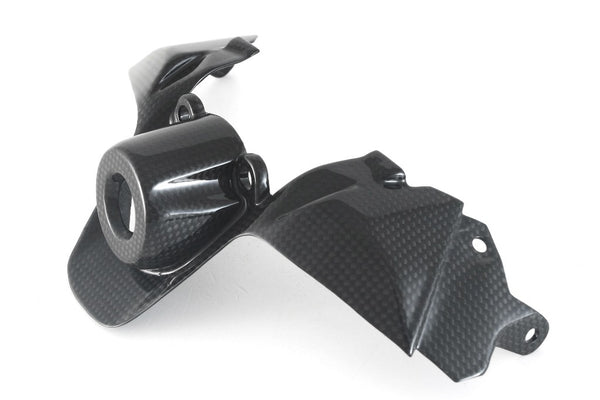 MOTOCORSE KEYLOCK COVER - DUCATI STREETFIGHTER V2 (2022 - 2024 ) Trama del carbonio e finitura superficiale - 200P – Plain Lucido 2