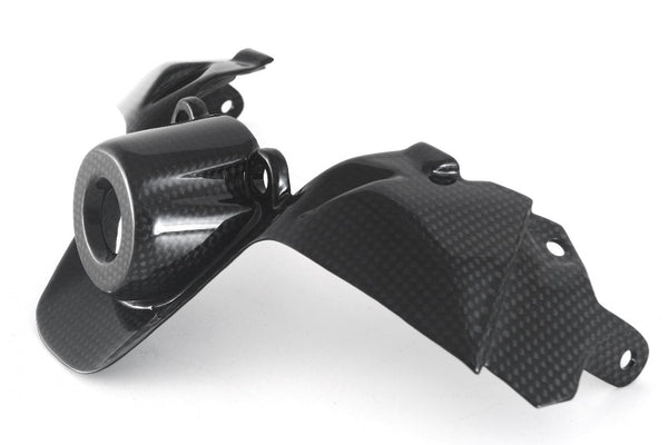 MOTOCORSE KEYLOCK COVER - DUCATI STREETFIGHTER V2 (2022 - 2024 ) Trama del carbonio e finitura superficiale - 200P – Plain Lucido 3