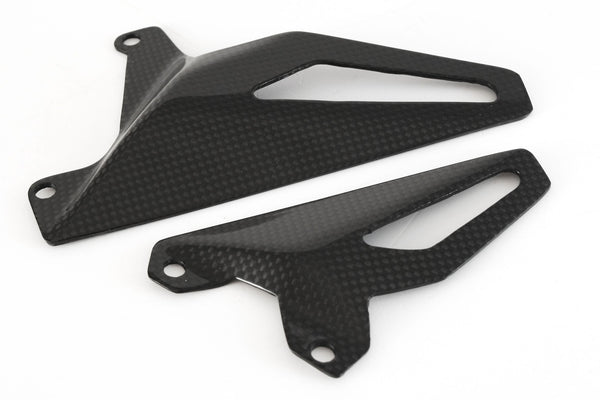 MOTOCORSE Heel guards set Trama del carbonio e finitura superficiale - 2