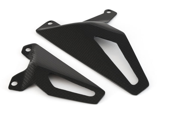 MOTOCORSE Heel guards set Trama del carbonio e finitura superficiale - 2
