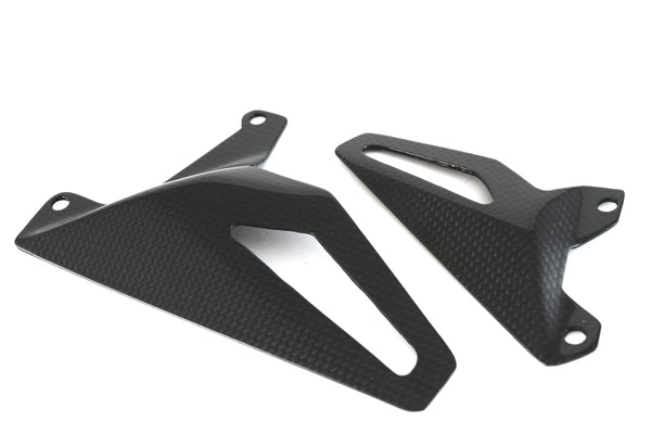 MOTOCORSE Heel guards set Trama del carbonio e finitura superficiale - 2