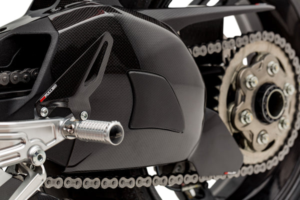 MOTOCORSE Heel guards set Trama del carbonio e finitura superficiale - 2