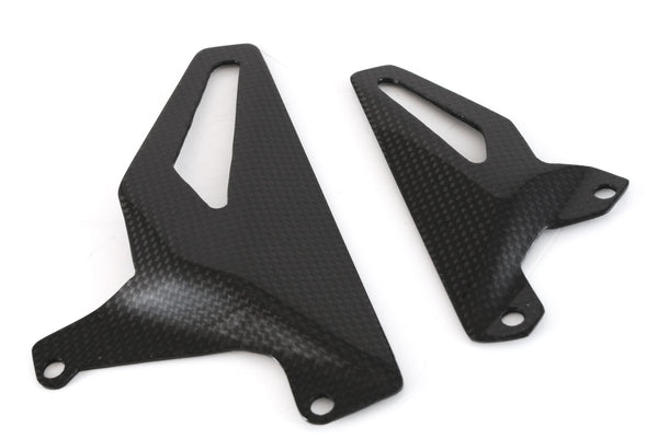 MOTOCORSE Heel guards set Trama del carbonio e finitura superficiale - 2