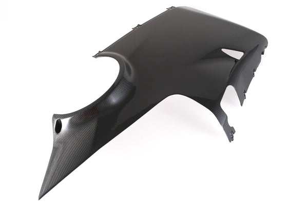 MOTOCORSE Fairing side panel - lower right Trama del carbonio e finitura superficiale - 2