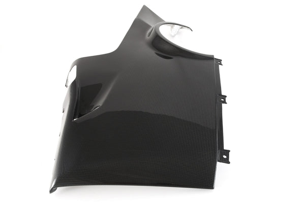 MOTOCORSE Fairing side panel - lower right Trama del carbonio e finitura superficiale - 2
