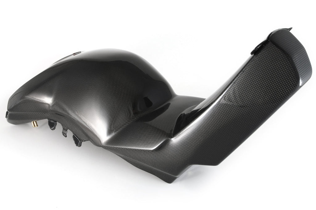 MOTOCORSE Fuel tank Trama del carbonio e finitura superficiale