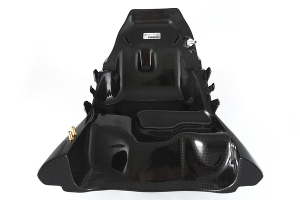 MOTOCORSE Fuel tank Trama del carbonio e finitura superficiale