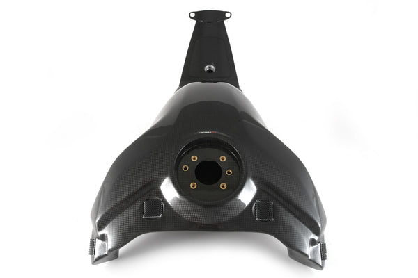 MOTOCORSE Fuel tank Trama del carbonio e finitura superficiale