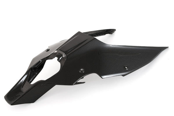 MOTOCORSE Seat tail bottom cover Trama del carbonio e finitura superficiale - 2