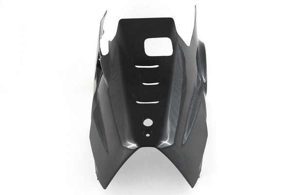 MOTOCORSE BELLY PAN - OEM EXHAUST - DUCATI PANIGALE V4/S/R (2022 - 2024 ) Trama del carbonio e finitura superficiale - 200P – Plain Lucido 4