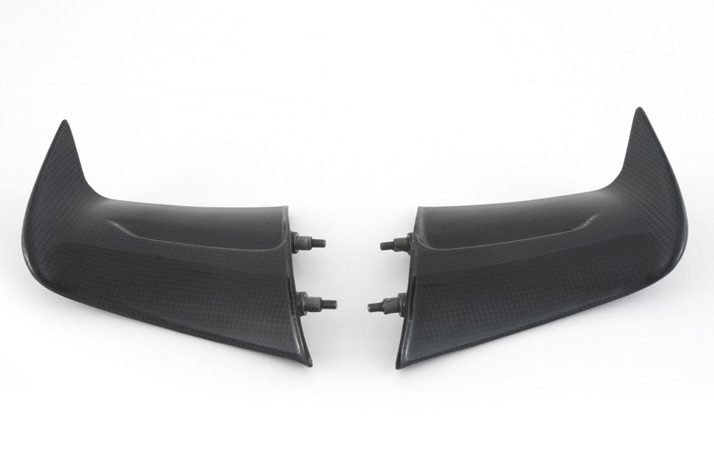 MOTOCORSE WINGLETS - SET - DUCATI PANIGALE V4/S/R (2022 - 2024 ) Trama del carbonio e finitura superficiale - 200P – Plain Lucido 1