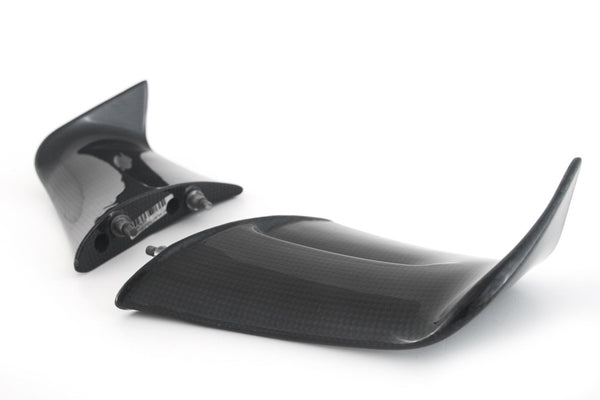 MOTOCORSE WINGLETS - SET - DUCATI PANIGALE V4/S/R (2022 - 2024 ) Trama del carbonio e finitura superficiale - 200P – Plain Lucido 3