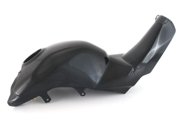 MOTOCORSE FUEL TANK - DUCATI PANIGALE V4/S/R ( 2022 - 2024 ) / STREETFIGHTER V4 ( 2023 - 2024 ) Trama del carbonio e finitura superficiale - 200P – Plain Lucido 2