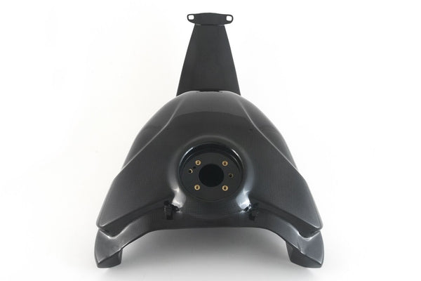 MOTOCORSE FUEL TANK - DUCATI PANIGALE V4/S/R ( 2022 - 2024 ) / STREETFIGHTER V4 ( 2023 - 2024 ) Trama del carbonio e finitura superficiale - 200P – Plain Lucido 4
