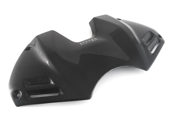 MOTOCORSE TANK COVER - DUCATI PANIGALE V4/S/R (2022 - 2024 ) Trama del carbonio e finitura superficiale - 200P – Plain Lucido 2