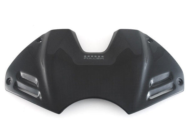 MOTOCORSE TANK COVER - DUCATI PANIGALE V4/S/R (2022 - 2024 ) Trama del carbonio e finitura superficiale - 200P – Plain Lucido 3