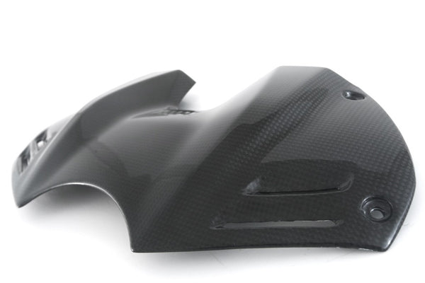 MOTOCORSE TANK COVER - DUCATI PANIGALE V4/S/R (2022 - 2024 ) Trama del carbonio e finitura superficiale - 200P – Plain Lucido 4