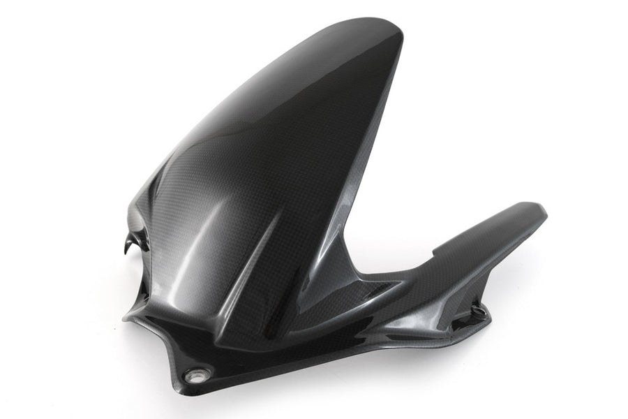 MOTOCORSE REAR HUGGER - DUCATI PANIGALE V4/S (2025-) / STREETFIGHTER V4/S (2025-) Trama del carbonio e finitura superficiale - 200P – Plain Lucido 1