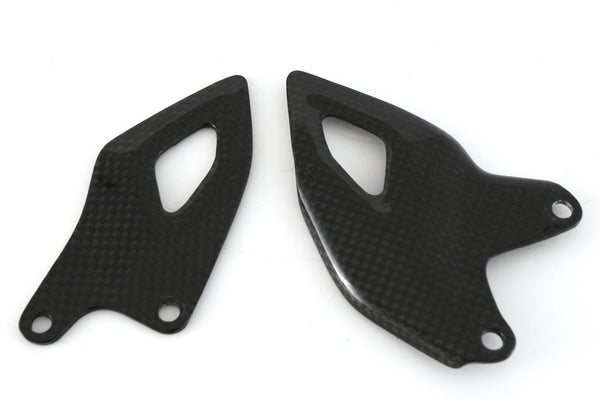 MOTOCORSE HEEL GUARDS - SET - DUCATI PANIGALE V4/S (2025-) Trama del carbonio e finitura superficiale - 200P – Plain Lucido 4