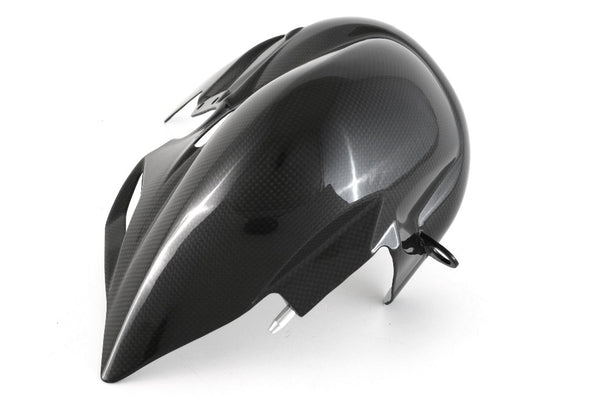 MOTOCORSE EXHAUST PROTECTION - DUCATI PANIGALE V4/S (2025-) / STREETFIGHTER V4/S (2025-) Trama del carbonio e finitura superficiale - 200P – Plain Lucido 2