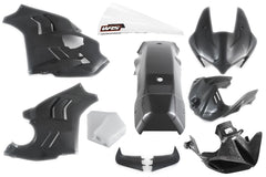 MOTOCORSE COMPLETE FAIRING KIT - V4/R 2022 - RS - with fasteners and windscreen - DUCATI PANIGALE V4/S/R (2022 - 2024 ) Trama del carbonio e finitura superficiale - 200P – Plain Lucido