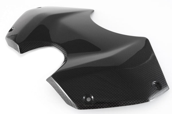MOTOCORSE Tank cover - V2 Trama del carbonio e finitura superficiale - 2
