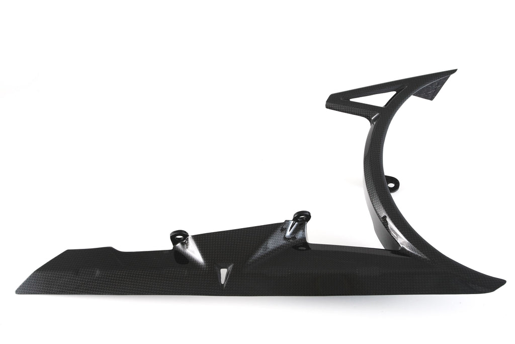 MOTOCORSE Belt cover - lower Trama del carbonio e finitura superficiale - 2