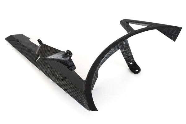 MOTOCORSE Belt cover - lower Trama del carbonio e finitura superficiale - 2