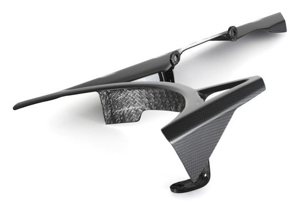 MOTOCORSE Belt cover - lower Trama del carbonio e finitura superficiale - 2