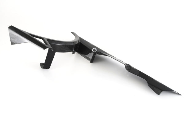 MOTOCORSE Belt cover - lower Trama del carbonio e finitura superficiale - 2
