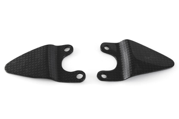 MOTOCORSE Heel guards pair Trama del carbonio e finitura superficiale - 2