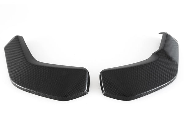 MOTOCORSE Radiator cover - set Trama del carbonio e finitura superficiale - 2