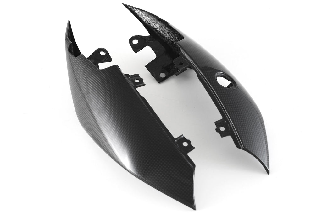 MOTOCORSE Seat/tail - set Trama del carbonio e finitura superficiale - 2