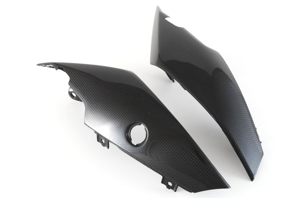 MOTOCORSE Seat/tail - set Trama del carbonio e finitura superficiale - 2