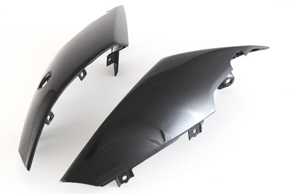 MOTOCORSE Seat/tail - set Trama del carbonio e finitura superficiale - 2