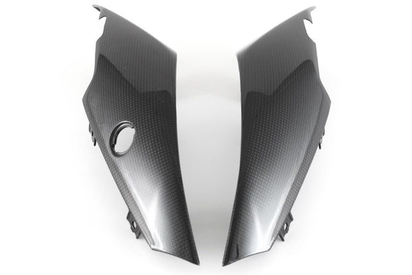 MOTOCORSE Seat/tail - set Trama del carbonio e finitura superficiale - 2