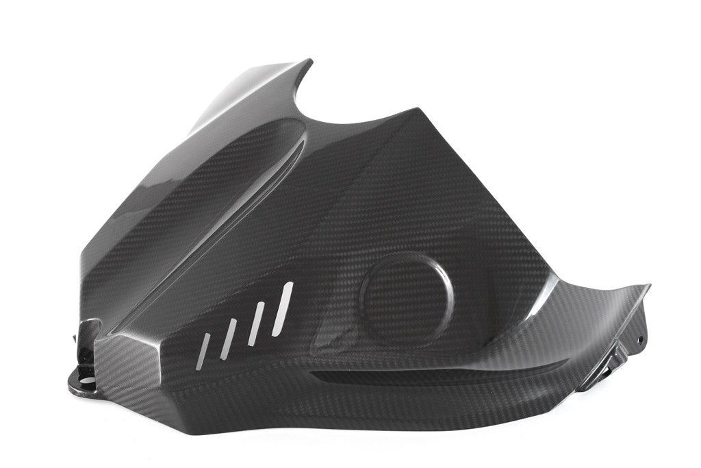 MOTOCORSE TANK COVER - YAMAHA YZF-R1 (2015 - 2019) Trama del carbonio e finitura superficiale - 245T – Twill Lucido 1