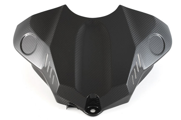 MOTOCORSE TANK COVER - YAMAHA YZF-R1 (2015 - 2019) Trama del carbonio e finitura superficiale - 245T – Twill Lucido 2