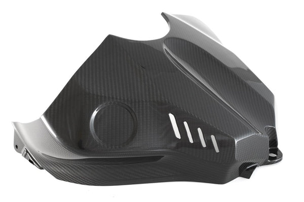 MOTOCORSE TANK COVER - YAMAHA YZF-R1 (2015 - 2019) Trama del carbonio e finitura superficiale - 245T – Twill Lucido 3